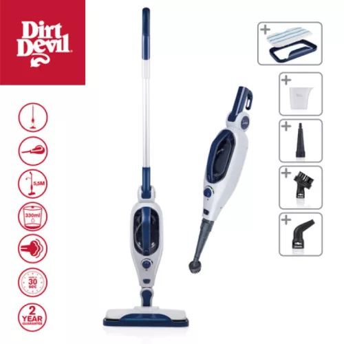 Dirt Devil 2az1-ben Gőztisztító 1300W, 2.6kg