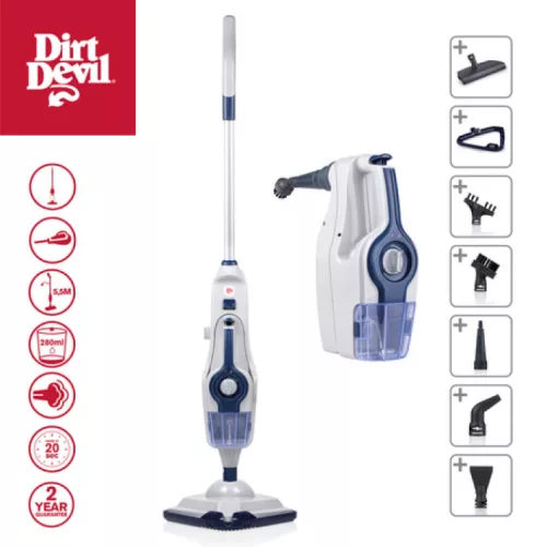 Dirt Devil 2az1-ben gőzfelmosó háromszög fejjel 1500W, 3.3kg