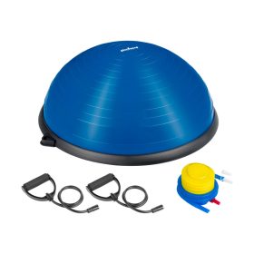   Rebel Active RBA-3104-58 - félgömb egyensúlyozó labda, 58 cm, pumpával, kék