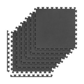   Rebel Active RBA-3153 - 6 darabos EVA gimmasztika matrac, 180x120 cm, fekete