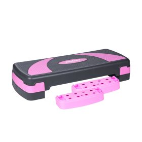   Rebel Active RBA-3225-PU - 3 szintes aerobik step pad, szürke/lila