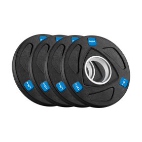   Rebel Active RBA-2107 - gumírozott öntöttvas súlytárcsa készlet, 4x1,25 kg, 51 mm olimpiai furat, fekete