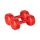Rebel Active RBA-2308 - műanyag egykezes súlyzókészlet (2x3kg), piros