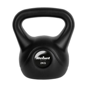   Rebel Active RBA-2311 - bitumenes kettlebell súlyzó (2kg), fekete