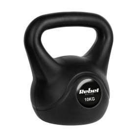   Rebel Active RBA-2315 - bitumenes kettlebell súlyzó (10kg), fekete