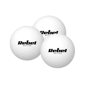   Rebel Active RBA-4001 - pingpong készlet (2ütő, 3 labda, háló), piros/fekete/kék