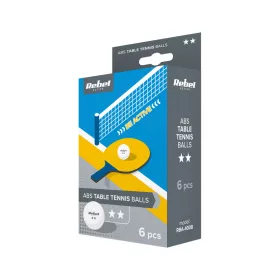   Rebel Active RBA-4008 - 2 Star pingpong labda készlet (6 db), narancs