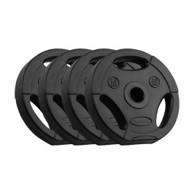   Rebel Active RBA-2121 - műanyag súlytárcsa szett fogantyúval 4x2,5 kg, 31 mm, fekete