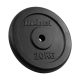 Rebel Active RBA-2131 - öntöttvas súlytárcsa 20 kg, 31 mm-es furattal, fekete