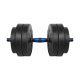 Rebel Active RBA-2302-1 - állítható műanyag kézi súlyzó 1x20 kg, fekete