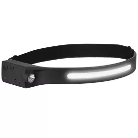   Tracer TRAOSW47143 mozgásérzékelős LED fejlámpa, 350lm, Fekete