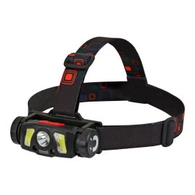   Orno LT-14 - LED COB + XPG fejlámpa/kerékpár világítás, Li-ion akkumulátorral, fekete