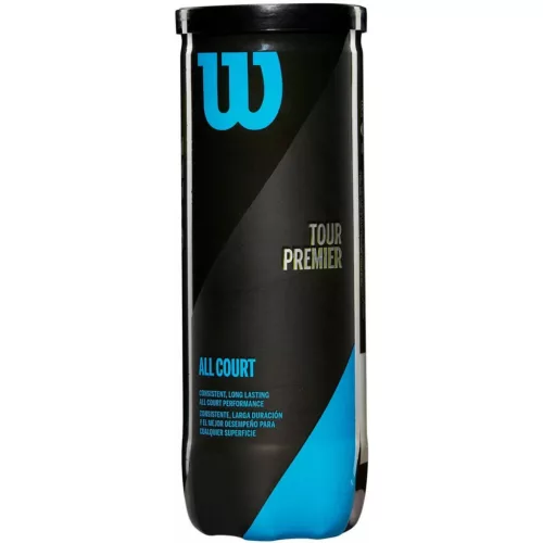 Wilson Tour Premier - 3db verseny teniszlabda, zöld