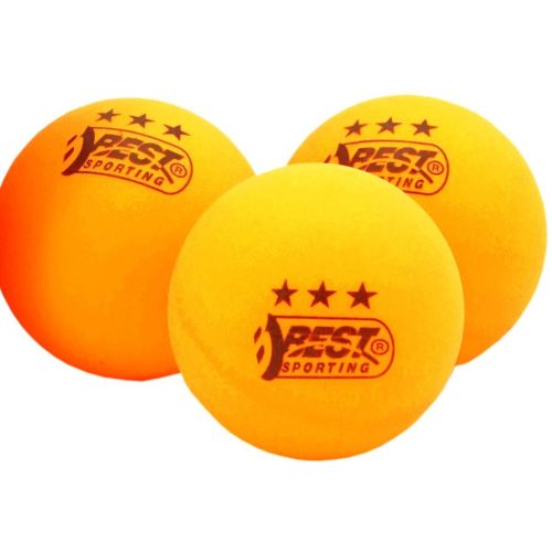 Best Sporting Top Turnier Ball - 6db pingpong labda (3 star), narancs