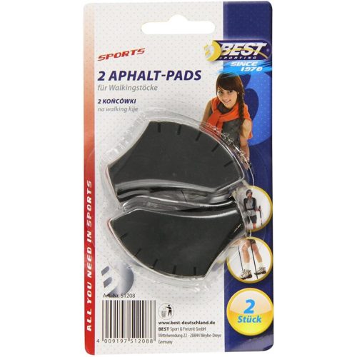 Best Sporting - 2db túrabot vég, fekete
