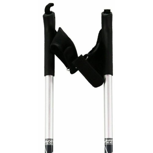 Best Sporting Trekking - túrabot és kesztyű szett (2db), ezüst/fekete