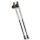 Best Sporting Nordic Walking - 125 cm-es 1-szekciós karbon Nordic Walking túrabot (2db-os készlet), ezüst/fekete