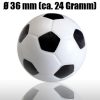 Best Sporting KickerBall - 4 db-os csocsólabda készlet (36mm), fehér/fekete