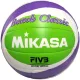 Mikasa Beach Classic Bv543C-Vxa-Y - strandröplabda (5-ös méret), zöld/fehér/lila