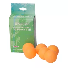   Enero Table Tennis Balls - pingpong labda készlet (6 db), narancs