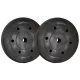Enero Fit  - 10 kg-os műanyag súlytárcsa, 29,5 mm, fekete