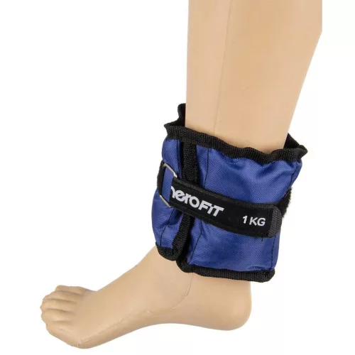 Enero Fit 1006604 - csukló és bokasúly, 2x1kg, kék/fekete
