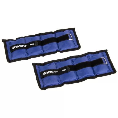 Enero Fit 1006604 - csukló és bokasúly, 2x1kg, kék/fekete