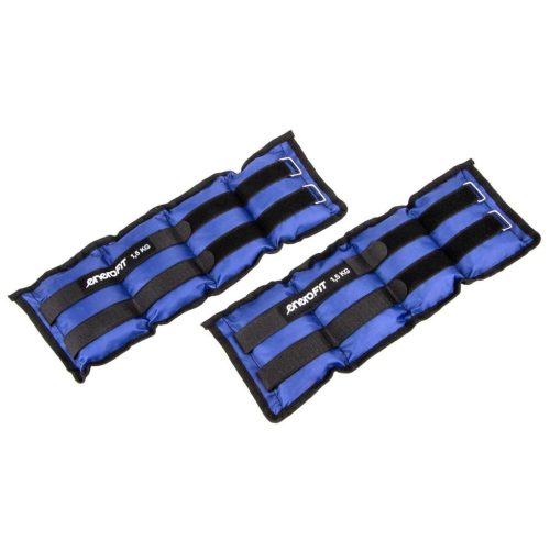 Enero Fit 1006611 - csukló és bokasúly, 2x1,5kg, kék/fekete