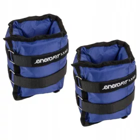   Enero Fit 1006635 - csukló és bokasúly, 2x2,5kg, kék/fekete