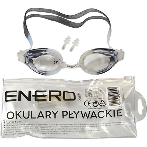 Enero 1009551 - úszószemüveg, átlátszó/fekete