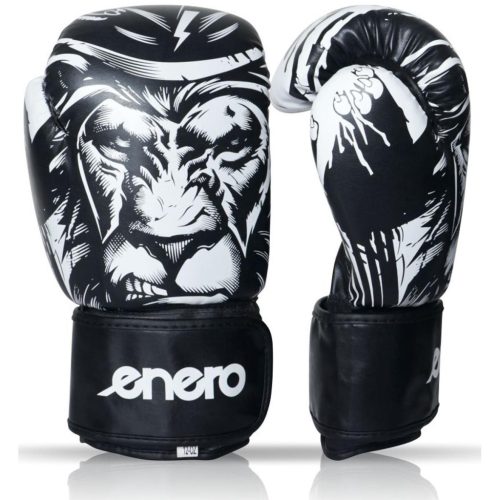 Enero Tiger 12oz - boxkesztyű (66-75 kg), tigris mintás/fekete