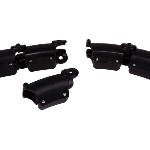 Enero Fit Hula Hop - masszírozós hulahopp karika súllyal, fekete