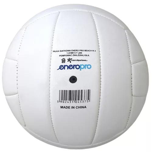 Enero Pro 1045375 - PVC strand röplabda, fehér