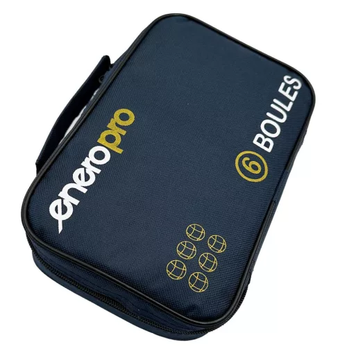 Enero Boules 6 - 6 db-os petanque készlet, fekete