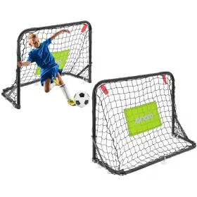   Enero 1053233 - 2db-os fém foci kiskapu labdával, 60x45x24cm, fekete