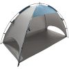 Enero Camp 1054551 - kempingsátor, 220x115x120cm, szürke/kék