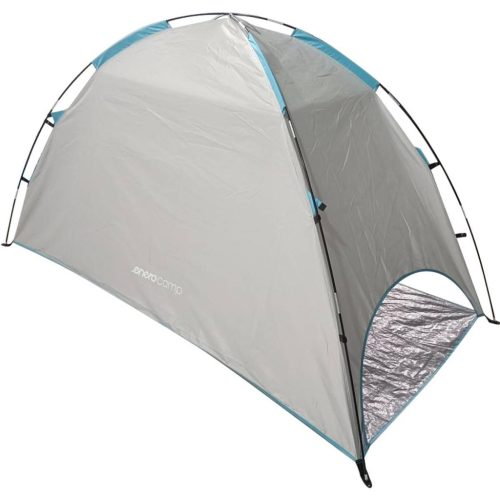 Enero Camp 1054551 - kempingsátor, 220x115x120cm, szürke/kék