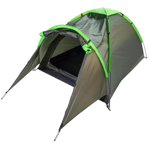Enero Camp 1055077 - 2 személyes kemping sátor, fekete/zöld