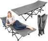 Enero Camp Deluxe Travel - összecsukható utazóágy 190x70x36,5cm, szürke