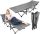 Enero Camp Deluxe Travel - összecsukható utazóágy 190x70x36,5cm, szürke