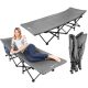 Enero Camp Deluxe Travel - összecsukható utazóágy 190x70x36,5cm, szürke