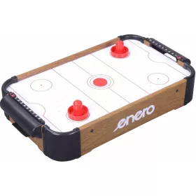   Enero Wood Air Hockey - fa asztali léghoki (51x31x10 cm), barna/fekete