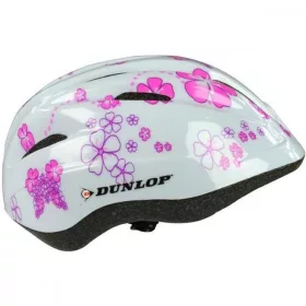   Dunlop Kids Helmet - állítható gyerek kerékpáros sisak (48-52cm), fehér