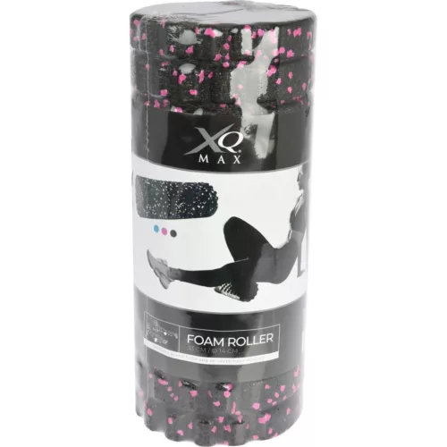 Xqmax Foam Roller - fitnesz henger, rózsaszín