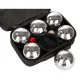 Enero Boules - 6 db-os petanque készlet, ezüst