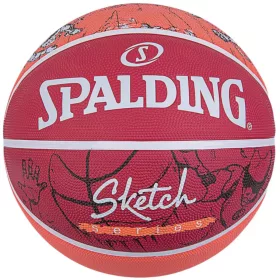 Spalding Sketch - kosárlabda (7-es méret), piros/narancs