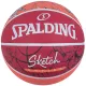 Spalding Sketch - kosárlabda (7-es méret), piros/narancs