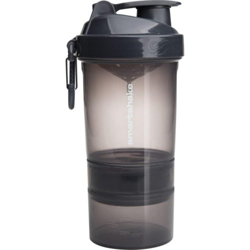 SmartShake Original2Go - fitnesz shaker, 400ml, szürke