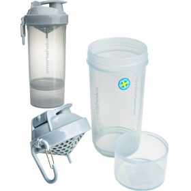 SmartShake Original2GoOne - fitnesz shaker, 600ml, szürke