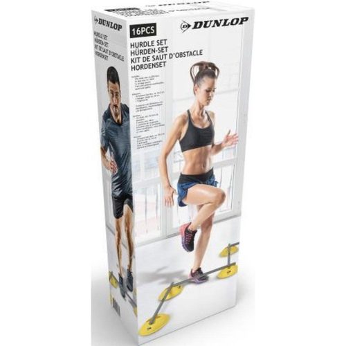 Dunlop Hurdle Set - 16 részes edző akadálypálya, sárga/szürke